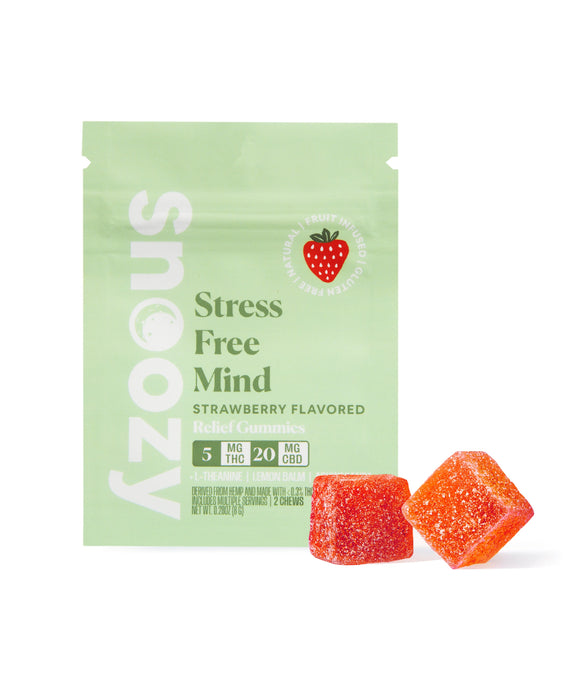 Snoozy Delta 9 THC Gummies for Stress Relief 2pc/Pack