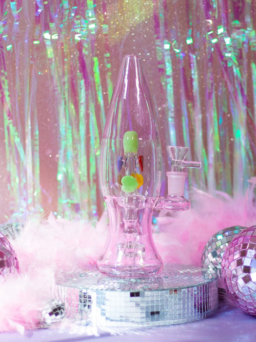 BURNING LOVE Lovely Lava Lamp Bong- Pink