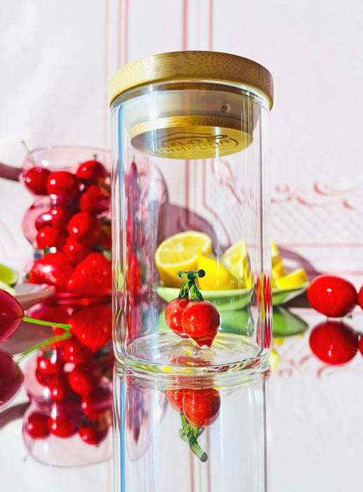 BURNING LOVE Maraschino Cherry Stash Jar