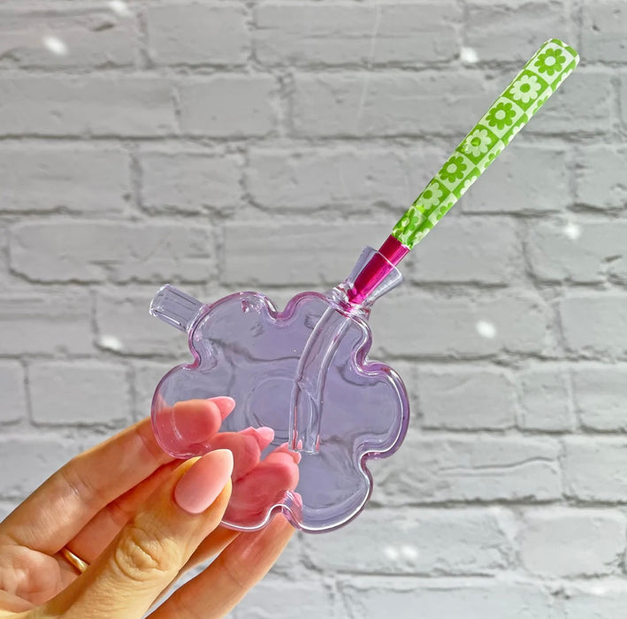 Burning Love Dazey Joint Bubbler- Lavender
