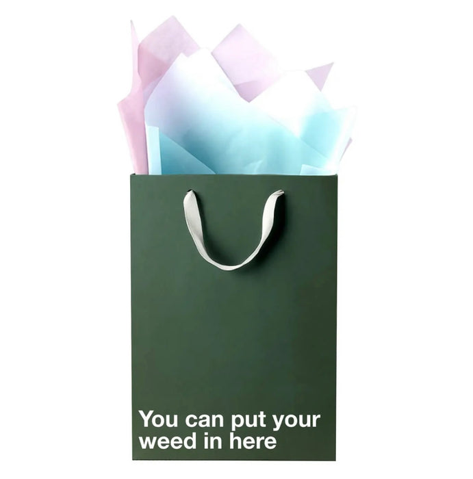 MilkToast Brands "You Can Put Your Weed in Here" Funny Stoner Gift Bag