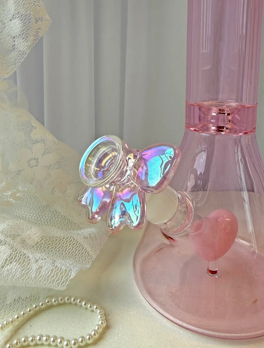 BURNING LOVE PINK BOW SLIDE