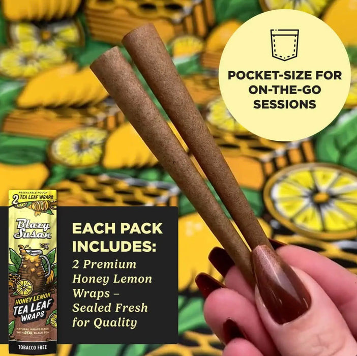 Blazy Susan Tea Leaf Wraps | 2pc | HONEY LEMON