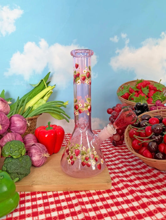 BURNING LOVE STRAWBERRY BONG