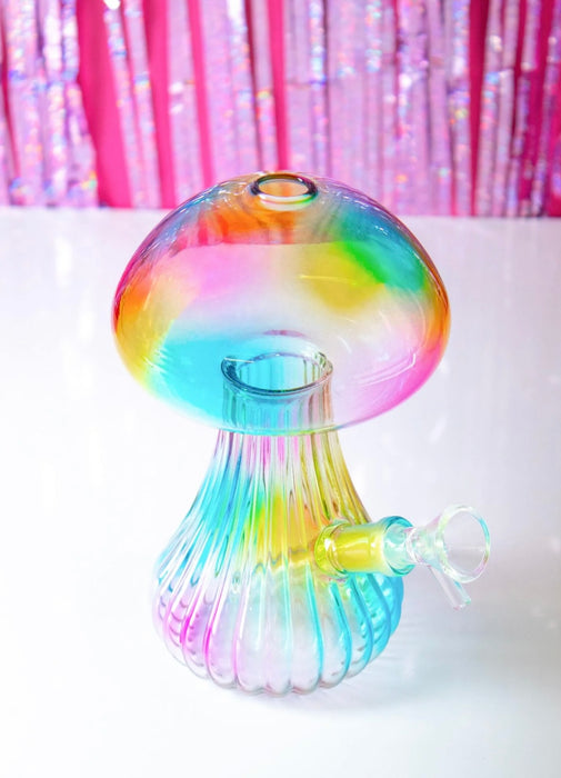 CANNA STYLE TIE DYE MUSHROOM BONG