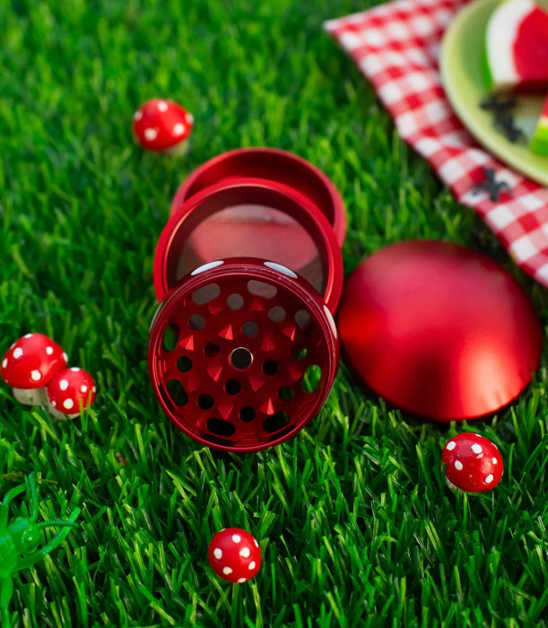 BURNING LOVE Toadstool Grinder- RED