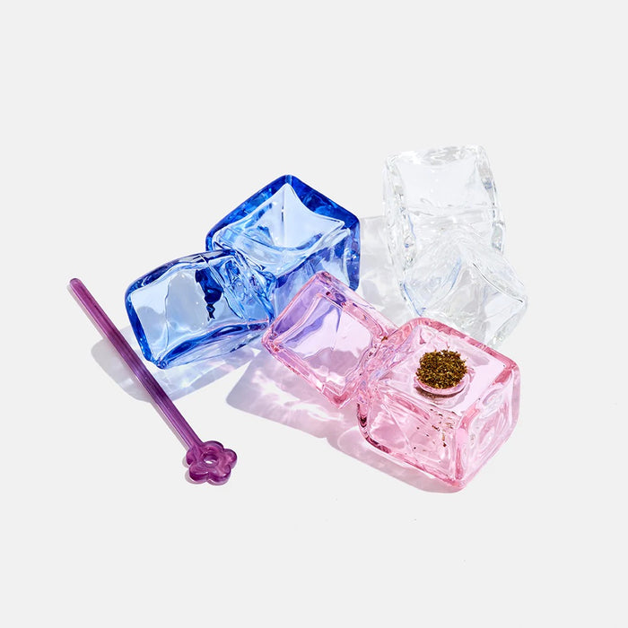 EDIE PARKER ICE PIPE BABY - sky baby blue — Happy Buds Brooklyn