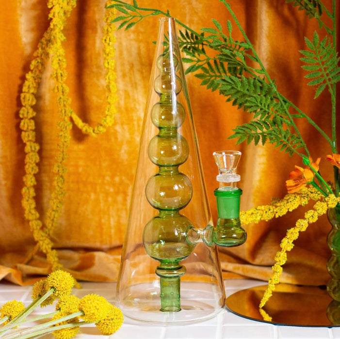 BURNING LOVE Bubble Vase Water Pipe- Green