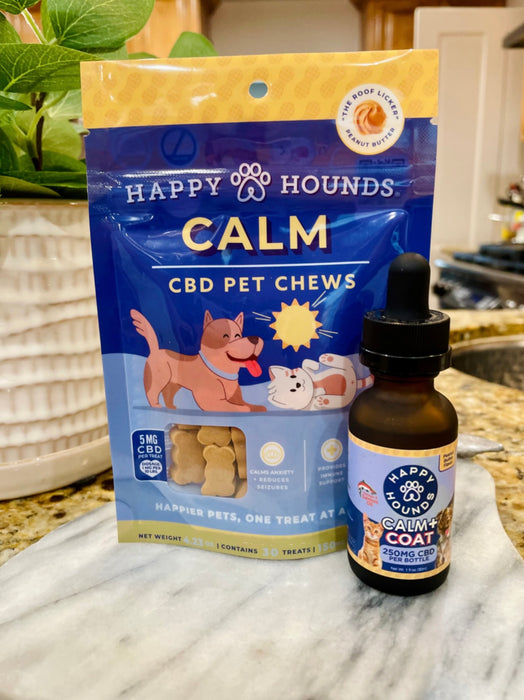 HAPPY HOUNDS CALM | Peanut Butter Chews (5mg)