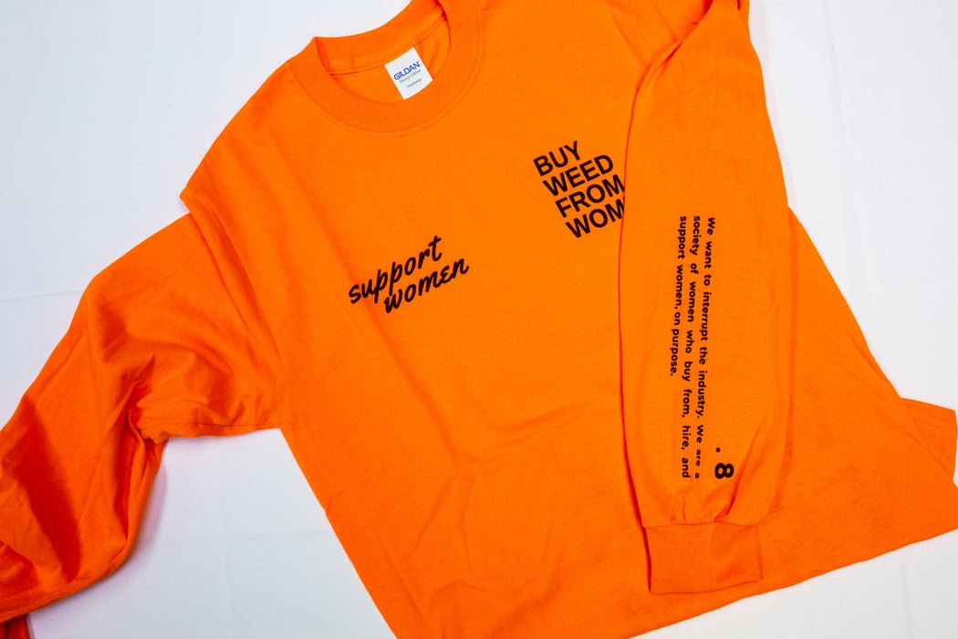 BWFW Orange "BWFW SuppWMN" Long-Sleeve - LARGE