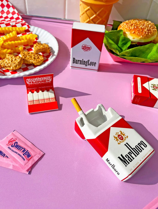 BURNING LOVE Cig Box ash tray