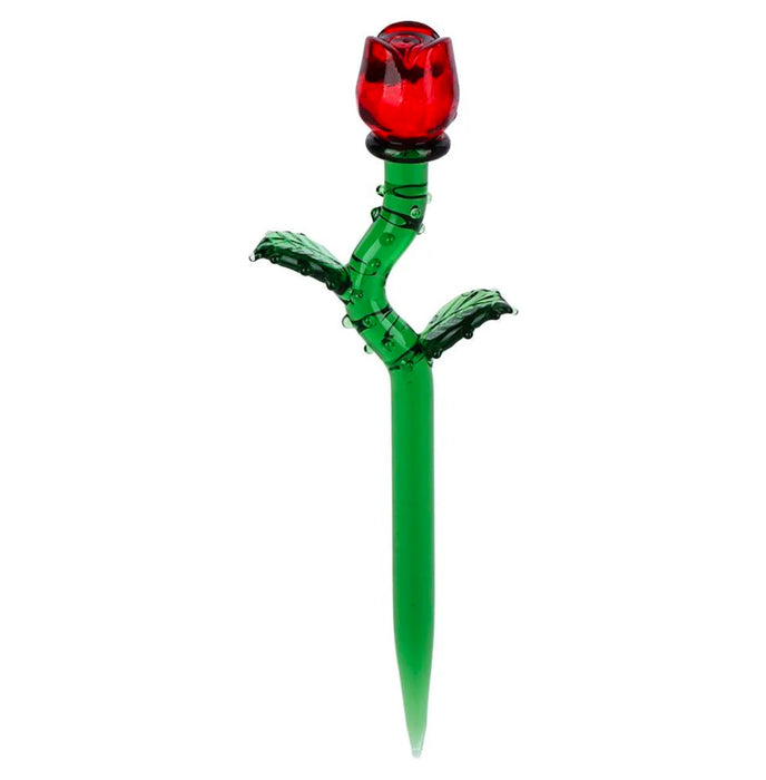 Thorny Rose Glass Dab Tool | 5.5"