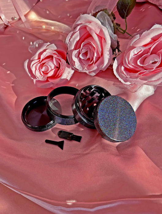 BURNING LOVE Black Glitter Grinder