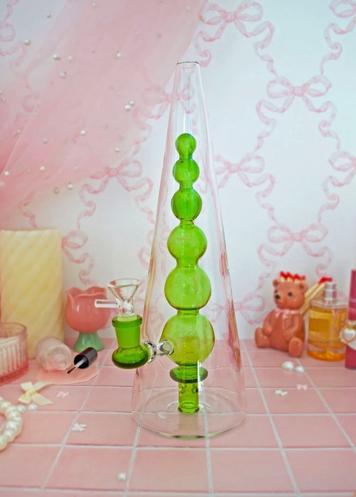 BURNING LOVE Bubble Vase Water Pipe- Green