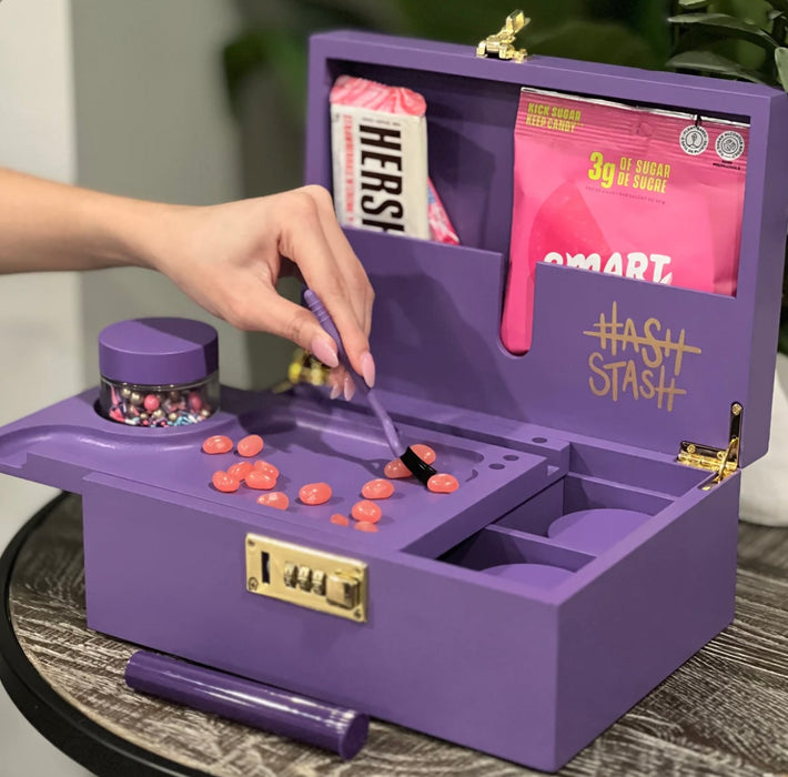 Hash Color Box Hash Stash HASHSTASH The OG - PURPLE Stash Box