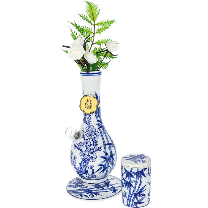 Happy Buds My Bud Vase Water Pipe | 8" | Luck