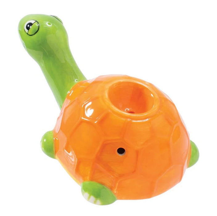 Wacky Bowlz Sea Turtle Ceramic Pipe | 4.5"