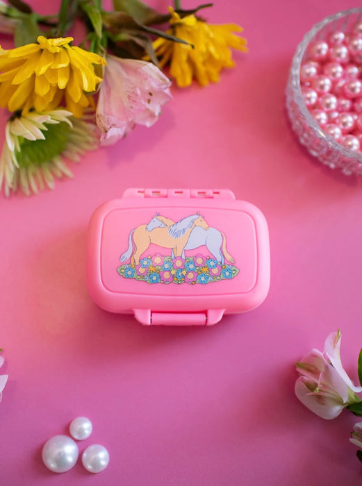 BURNING LOVE Horse Girl Pill Case