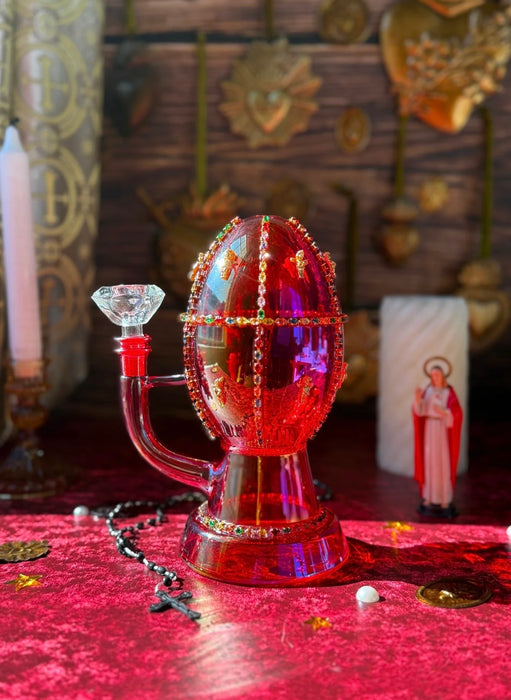 BURNING LOVE FAUXBERGE EGG BUBBLER