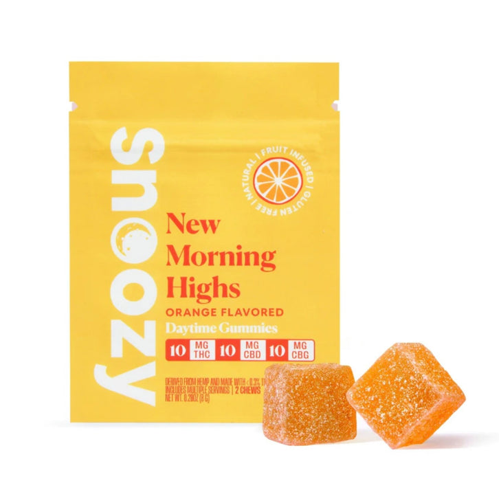 Snoozy Delta 9 THC Gummies for Energy 2pc/pack