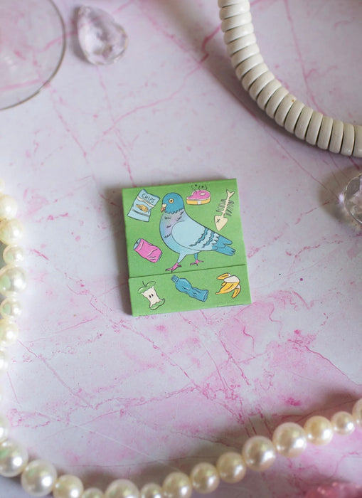 BURNING LOVE Trash Matchbook