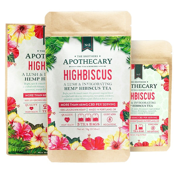 The Brothers Apothecary Highbiscus | Hemp CBD Tea