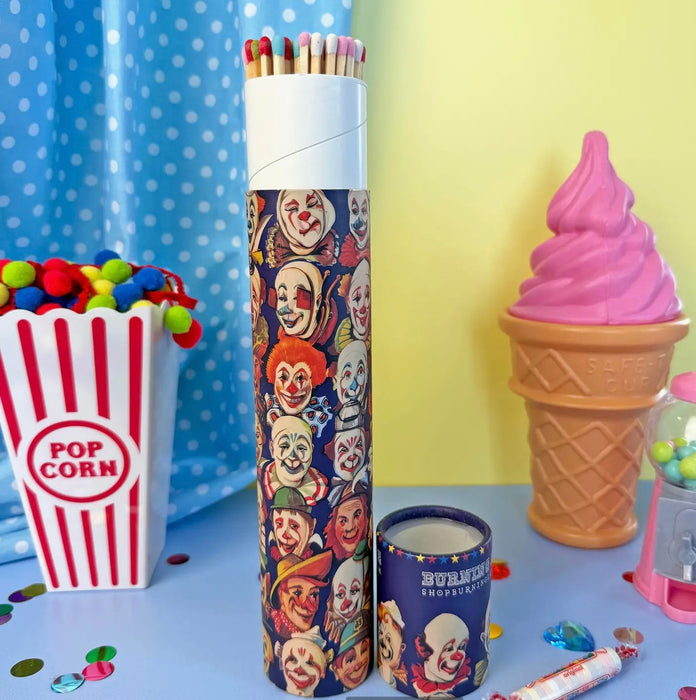 BURNING LOVE XXL Clown Cylinder Matches