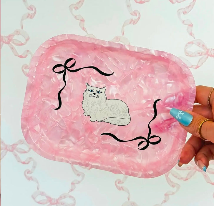 BURNING LOVE Miss Kitty Acrylic Tray
