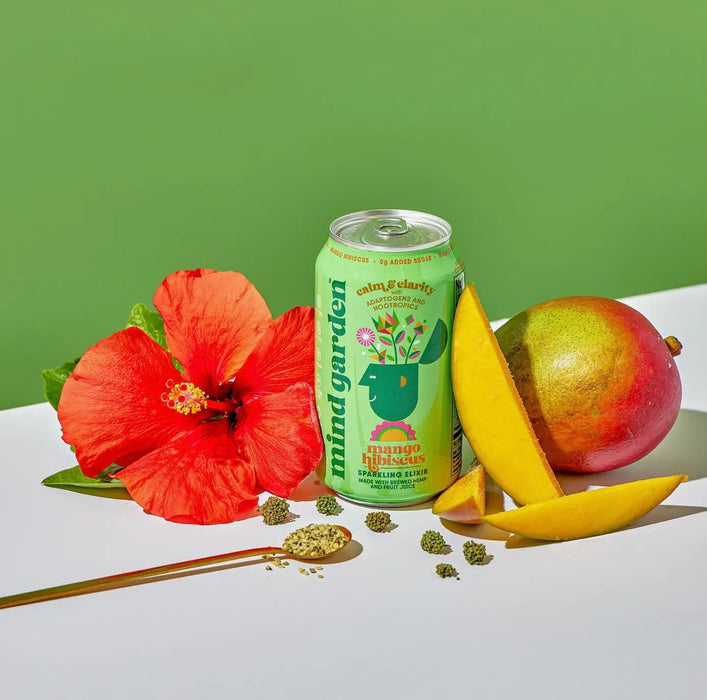 Mind Garden Adaptogen Mango Hibiscus Drink