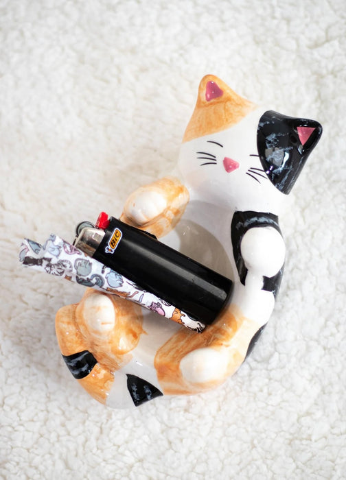 CANNA STYLE CAT ASHTRAY
