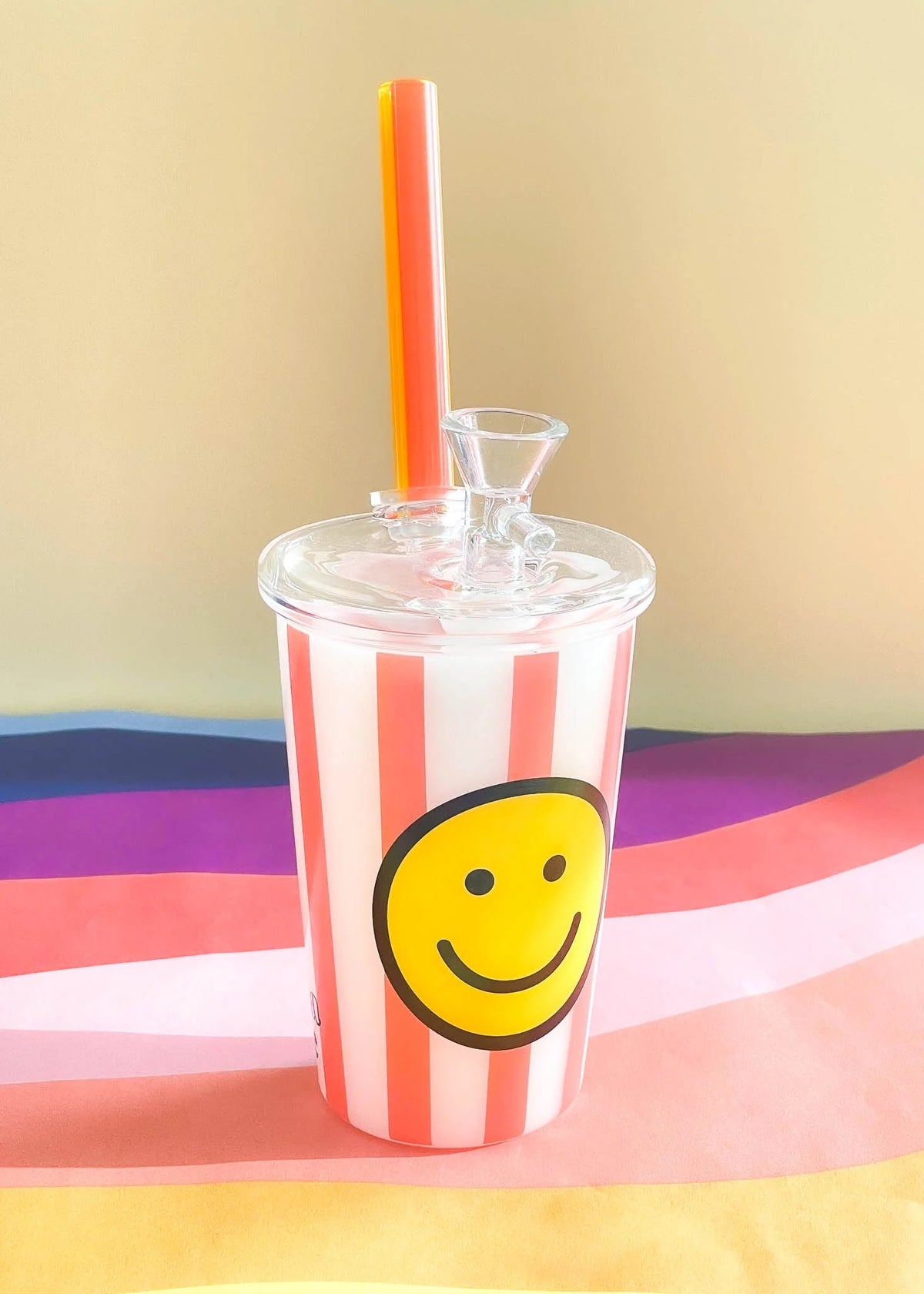 Canna Style SMILEY ON-THE-GO CUP Bong — Happy Buds Brooklyn