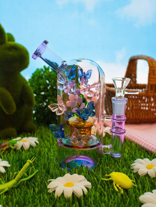 BURNING LOVE Butterfly Garden Cloche