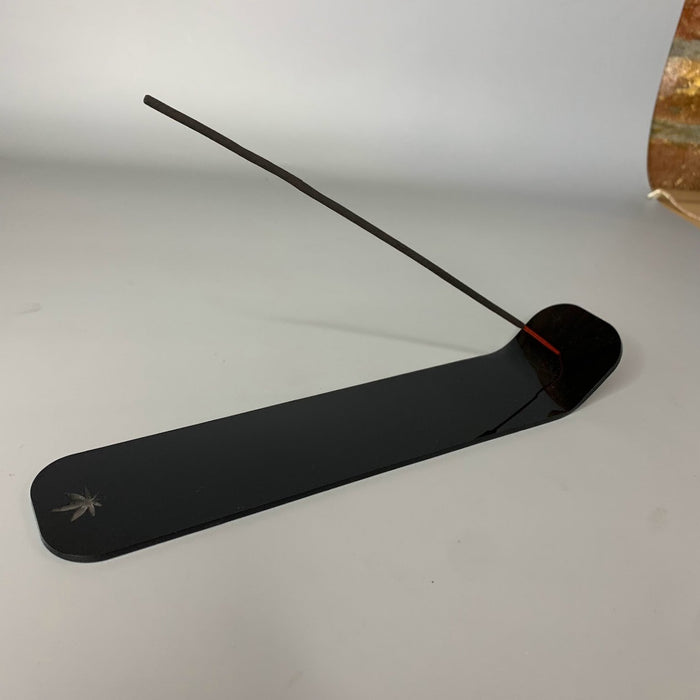 HAUS OF TOPPER OBJECTS Handmade Acrylic Incense Holder BLACK