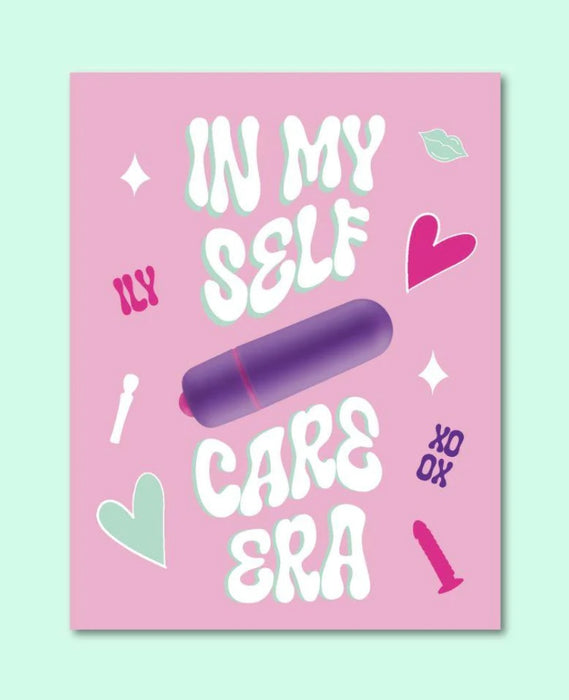 KUSHKARDS Self Care Era Naughty Greeting Card with Bullet Vibrator