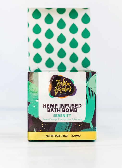 ID WELLNESS FROM WITHIN Serenity Infused Bath Bomb | 200mg