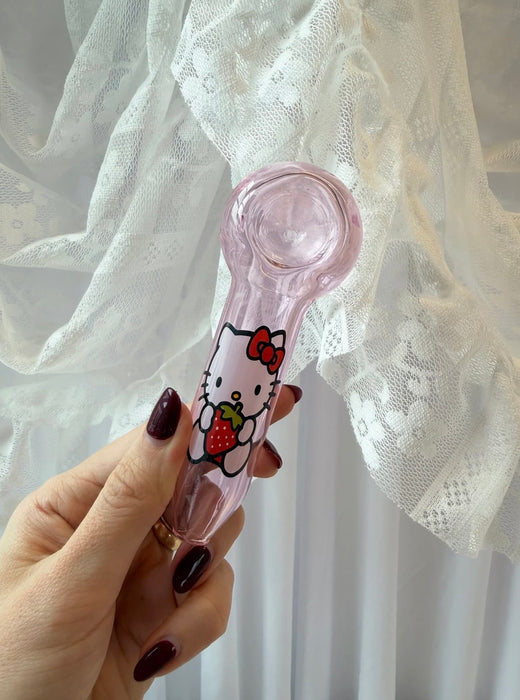 BURNING LOVE STRAWBERRY KITTY PIPE