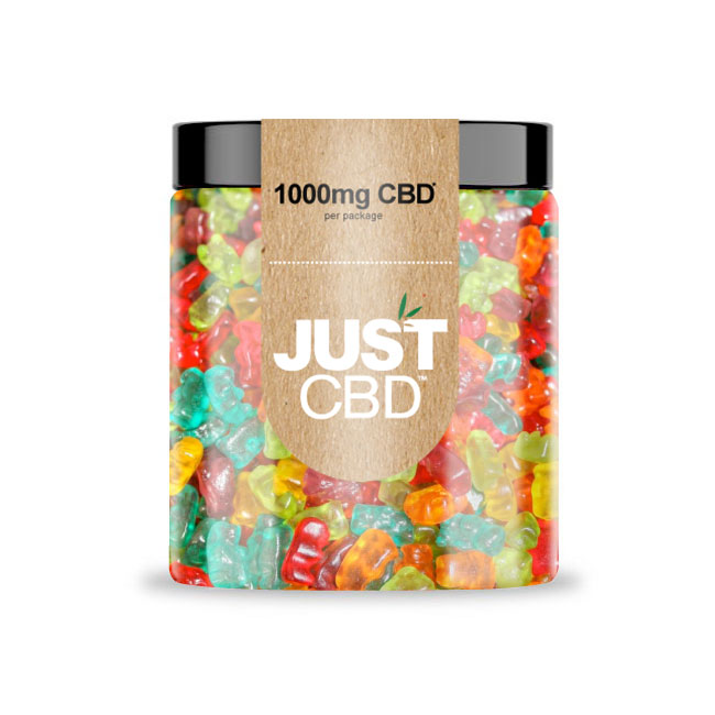 JUST CBD Gummies BEARS 1000mg Jar