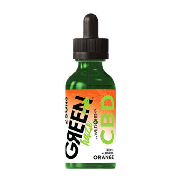 GREEN HAZE CBD TINCTURE 250MG 30ML - ORANGE