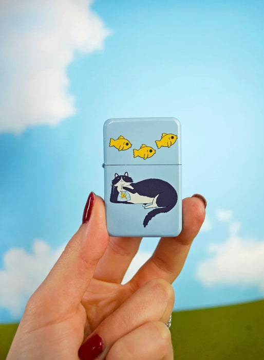 BURNING LOVE Cat Dinner Lighter