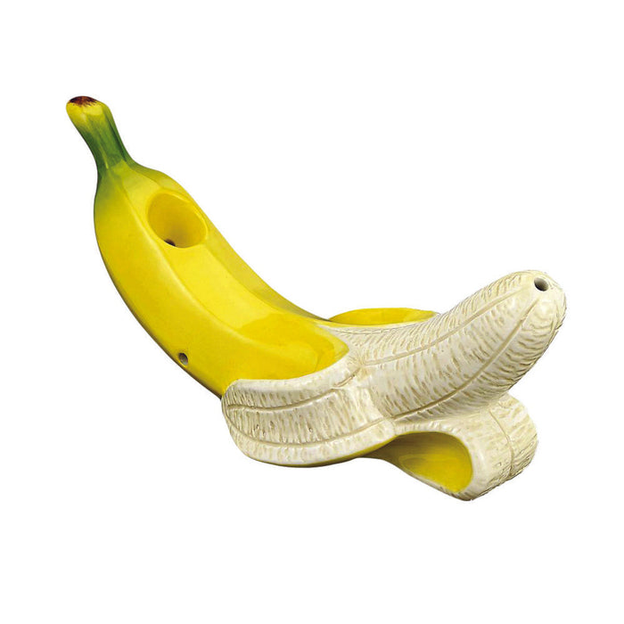 Blissful Banana Ceramic Hand Pipe | 9"
