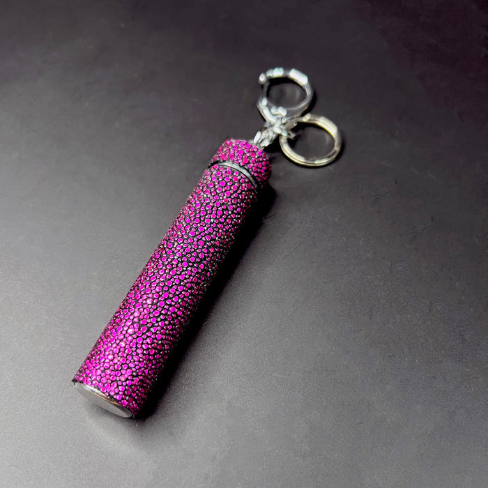Haus of Topper Objects Metallic Pink Shagreen J Carrier