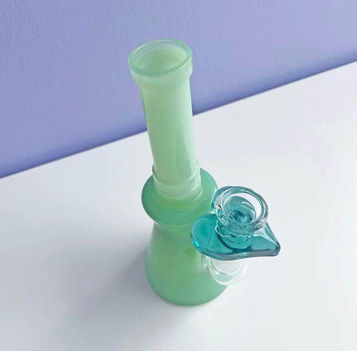 BURNING LOVE Heart Slide TEAL
