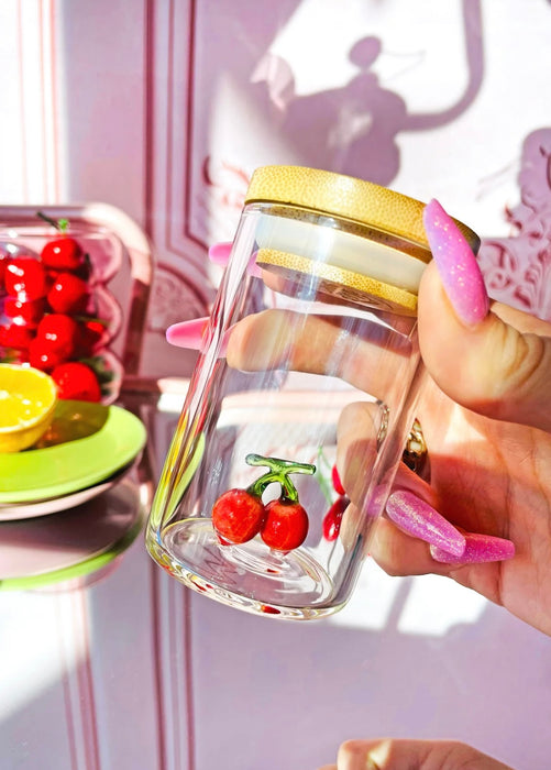 BURNING LOVE Maraschino Cherry Stash Jar