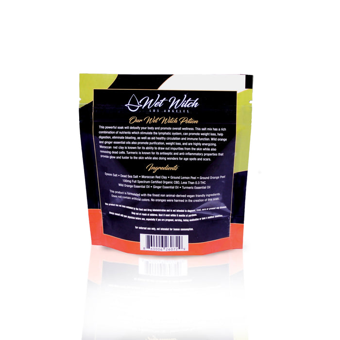 WET WITCH Orange U Slim Detox CBD Bath Soak Mini