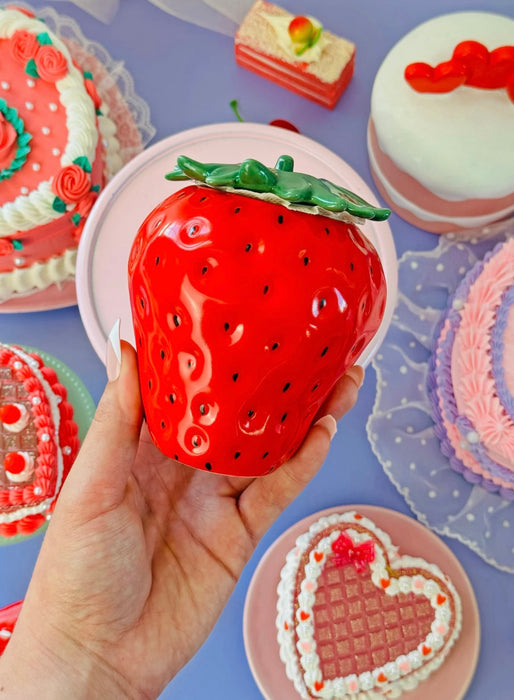 BURNING LOVE Strawberry Stash Jar