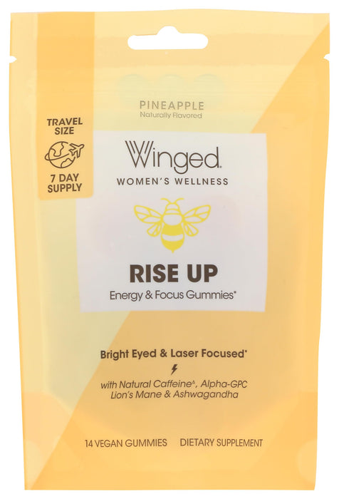 WINGED WOMEN'S WELLNESS Rise Up: Energy + Focus Gummies - SMALL PACK