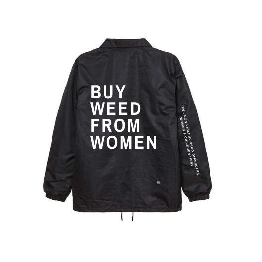 BWFW BLACK PRINTED Coach's Jacket - MEDIUM