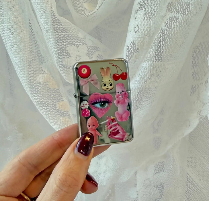 BURNING LOVE Pink Things Lighter