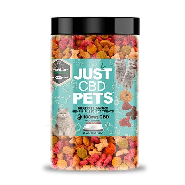 JUST CBD PETS CAT TREATS MIXED FLAVORS 100MG