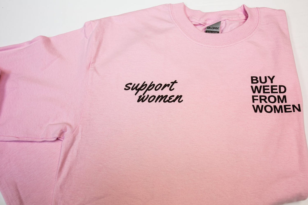 BWFW Pink "BWFW SuppWMN" Long-Sleeve - MEDIUM